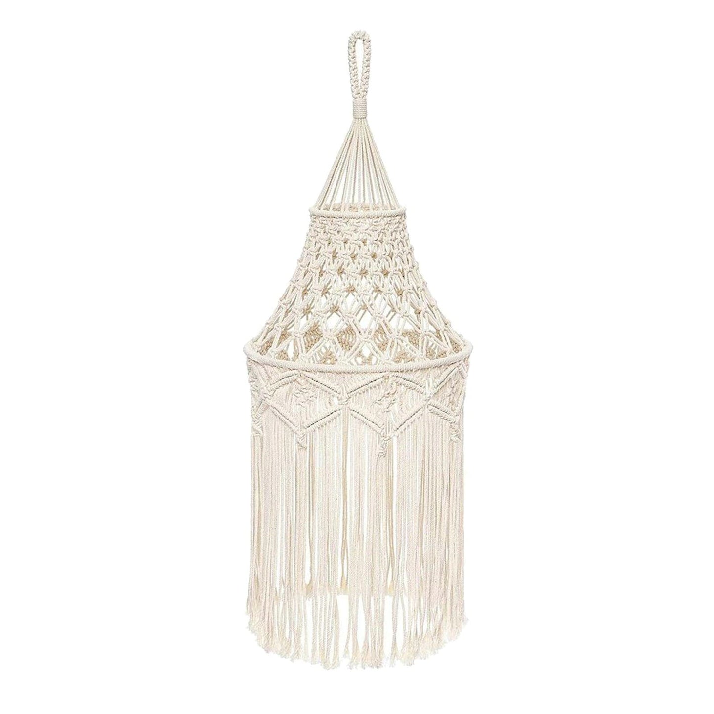 Abat-Jour Macramé Luminaires Bohèmes en Macramé Éclatant