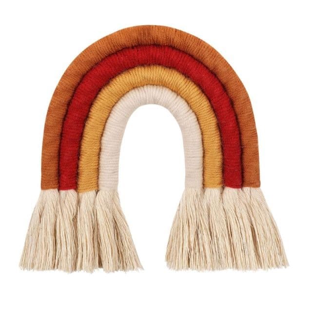 Arc-en-ciel macramé Macramé Arc-en-Ciel Créatif