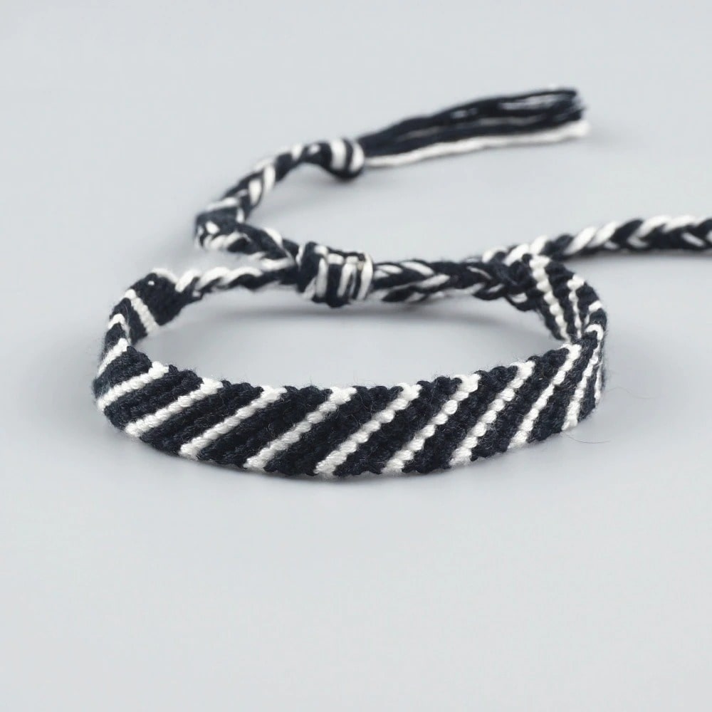 Bracelet Macramé Bracelet Cheville Macramé Élégance