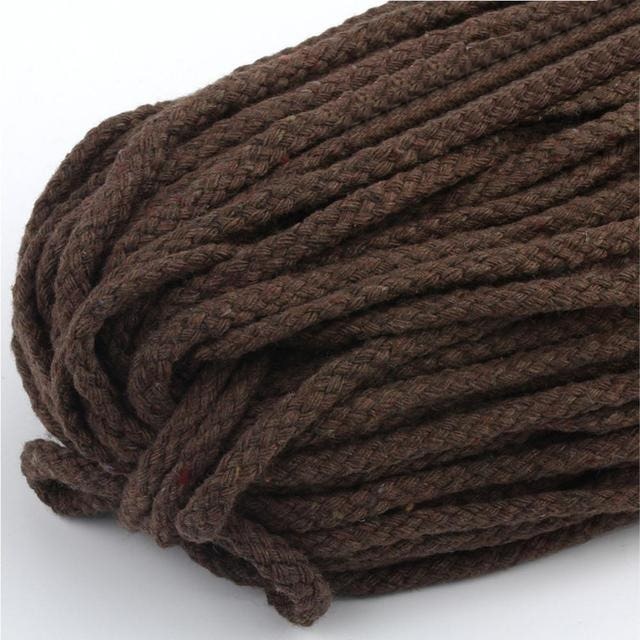 Corde Macramé Fil Macramé Marron Luxe 5mm - 30m
