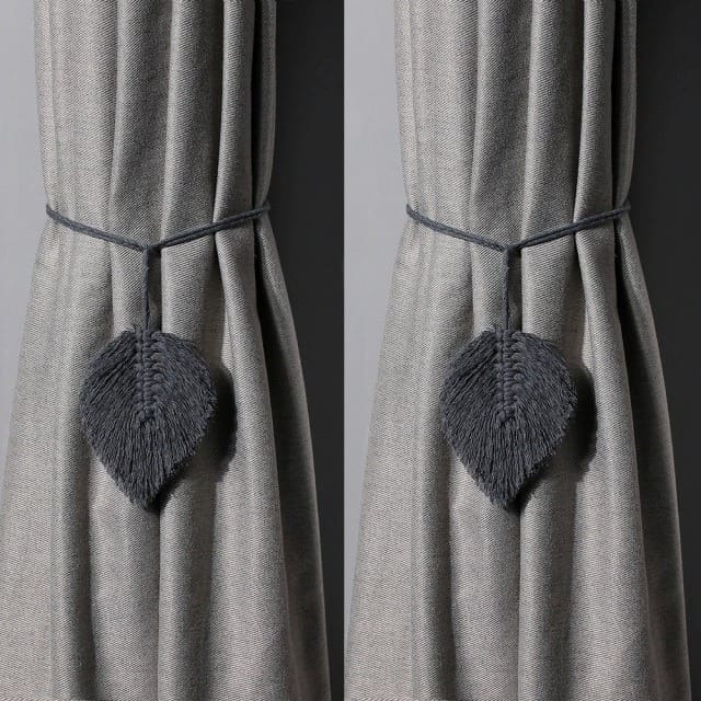 Embrasse Rideau Embrasse Plume Macramé Élégance