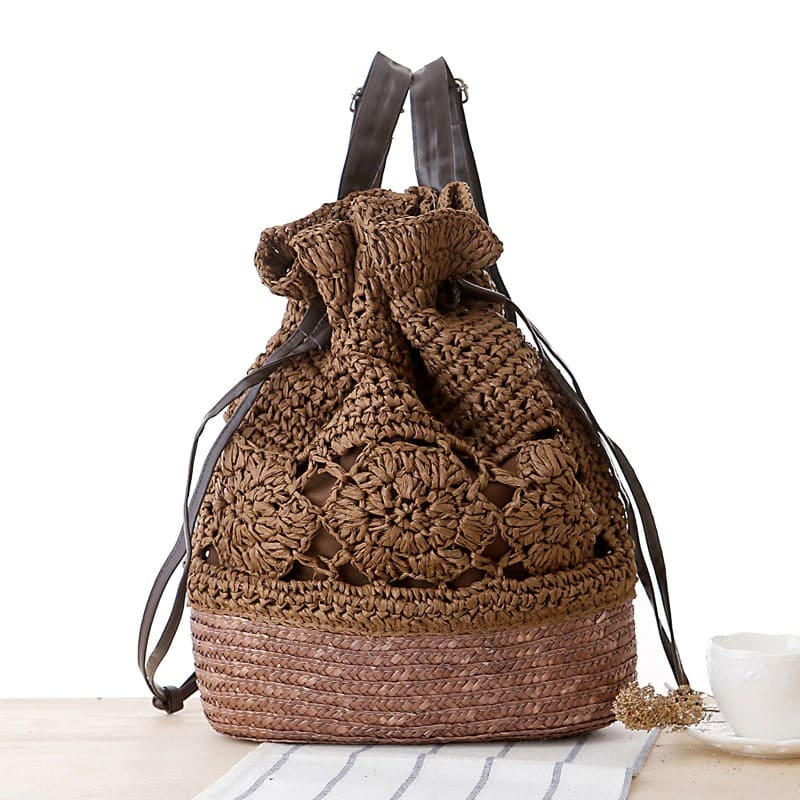 Sac Macramé Sac seau en Macramé artisanal