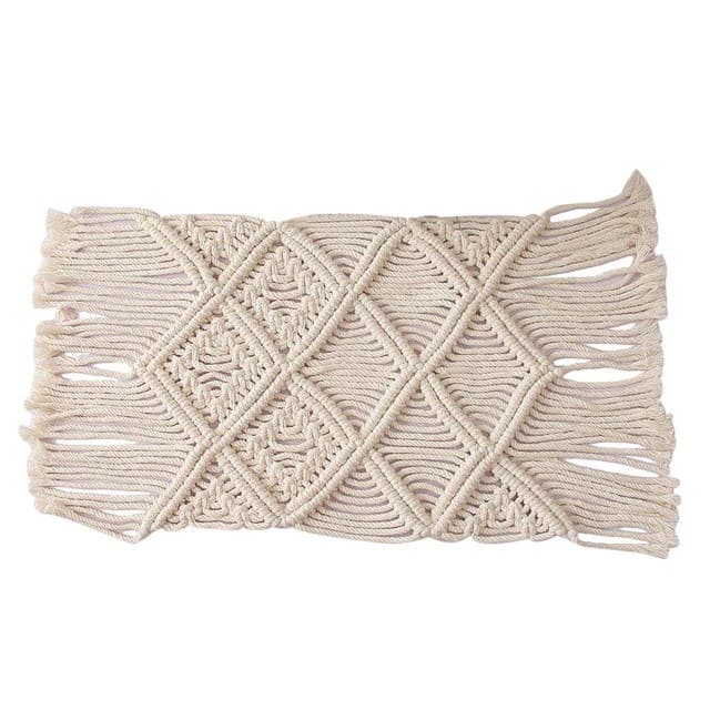 Set de Table Macramé Set de table bohème en Macramé Chic