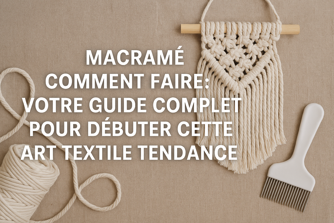 Macramé Comment Faire : Votre Guide Complet pour Débuter cette Art Textile Tendance