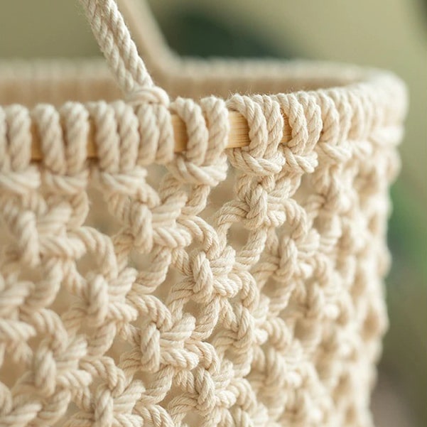 Abat-Jour Macramé Suspension Abat-Jour Macramé Élégance