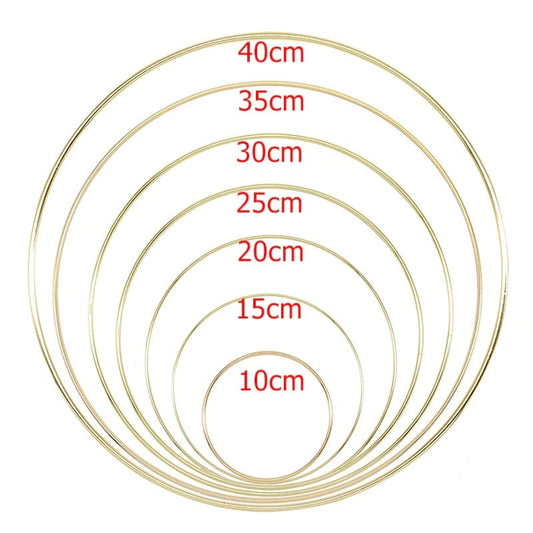 Anneau Macramé Anneau doré Macramé Éclat