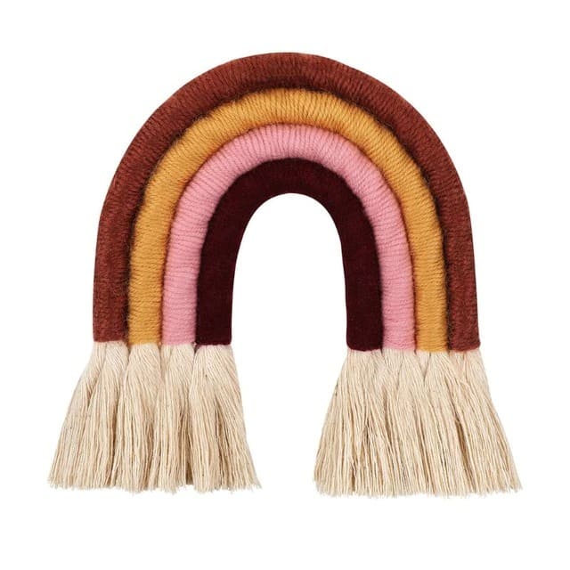 Arc-en-ciel macramé Macramé Arc-en-Ciel Créatif