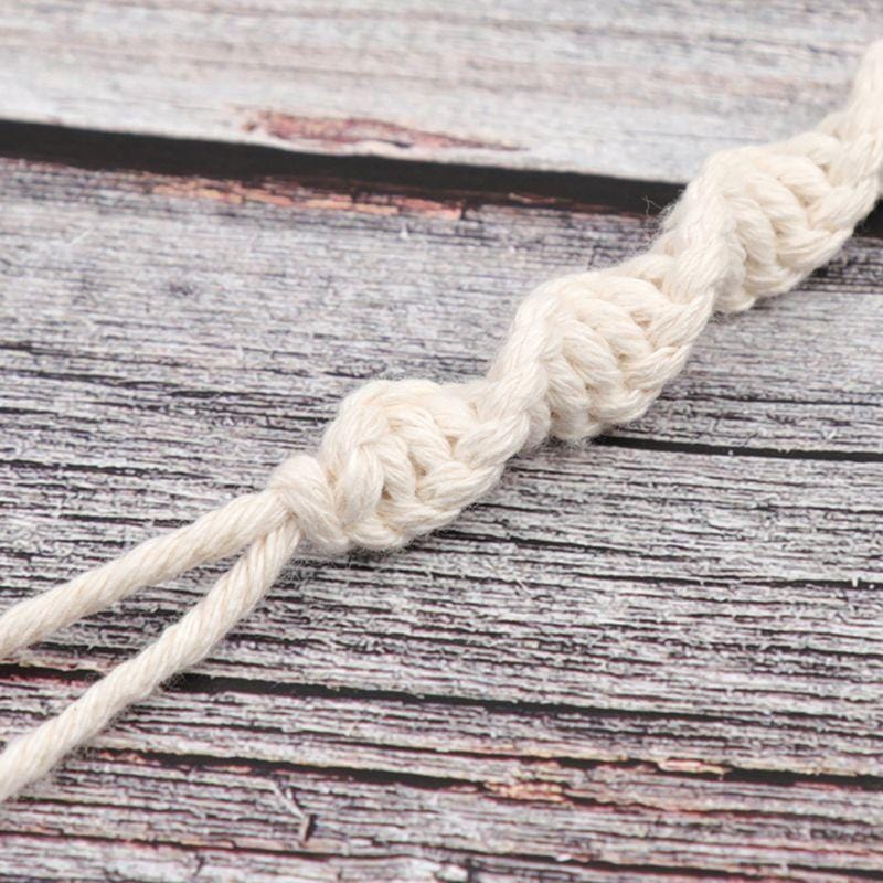 Attache Tétine Macramé Accroche-tétine en Macramé Élégance