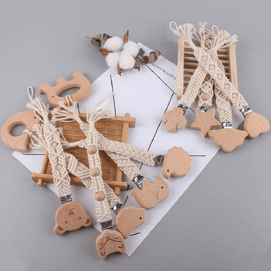 Attache Tétine Macramé Attache-tétine Macramé Élégance