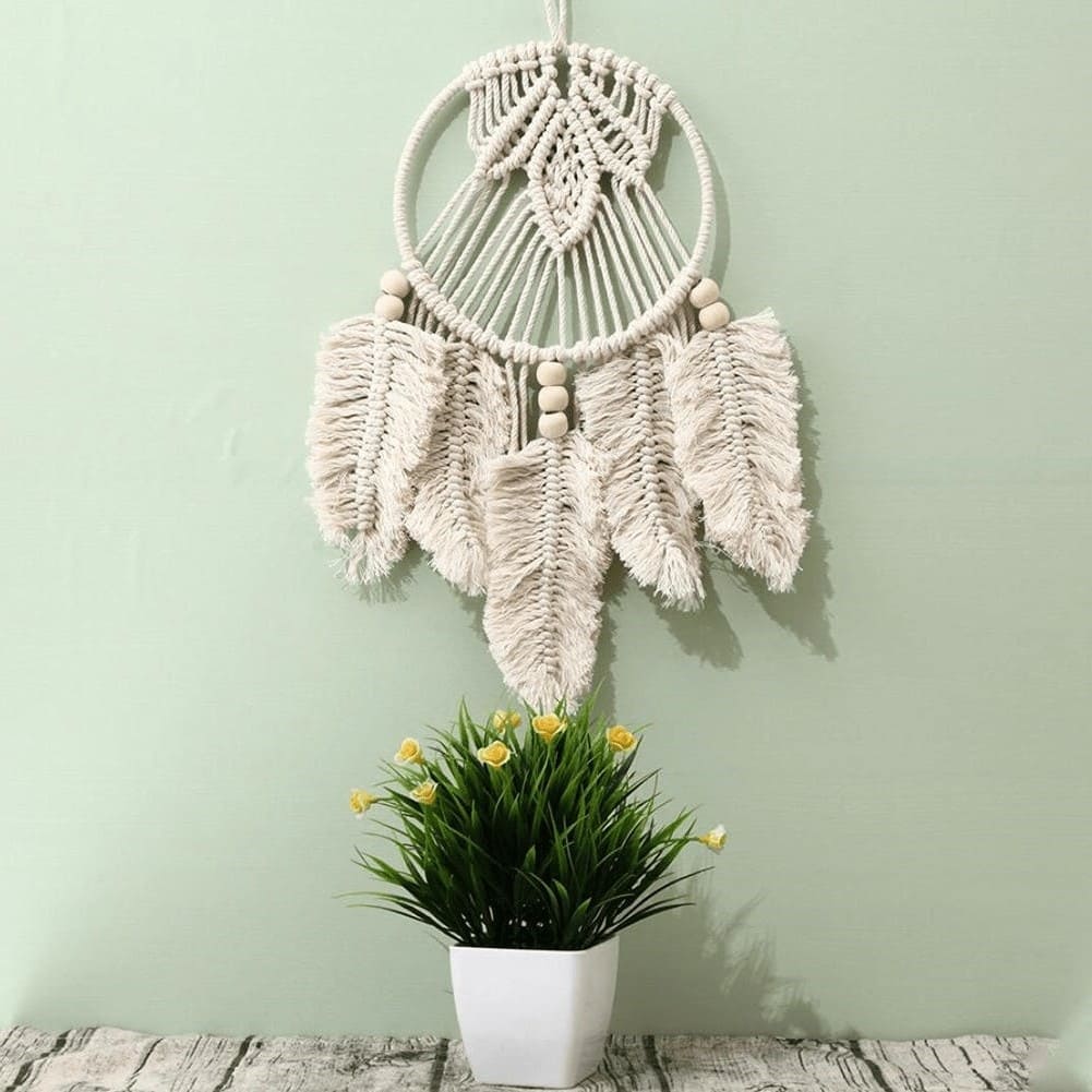 Attrape Rêves Macramé Attrape-Rêve Unique en Macramé Artisanale