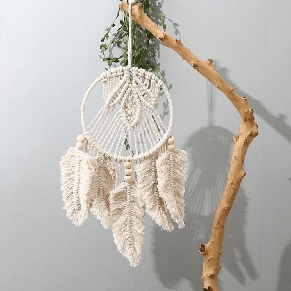 Attrape Rêves Macramé Attrape-Rêve Unique en Macramé Artisanale