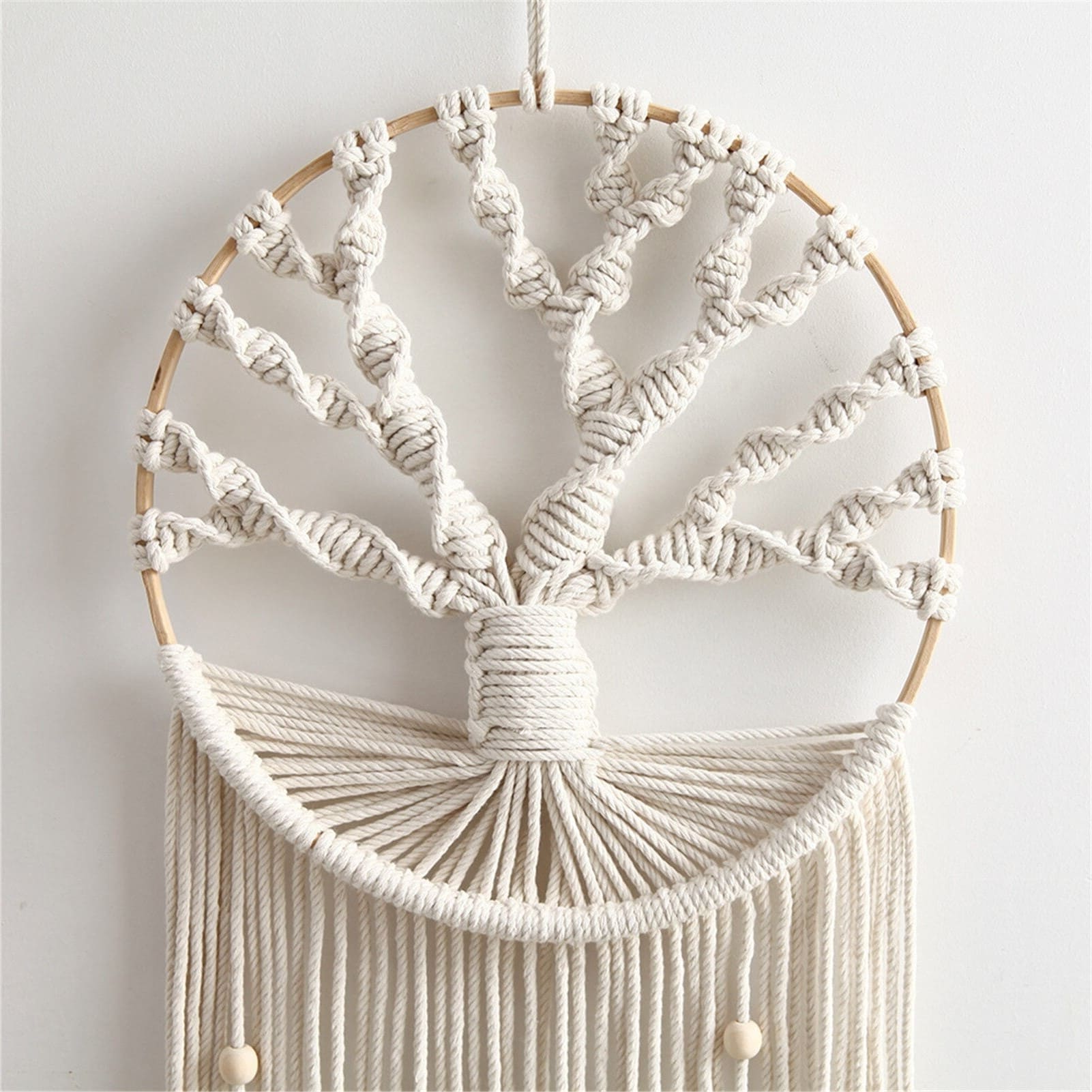Attrape Rêves Macramé Attrape-Rêves Arbre de Vie en Macramé Élégant