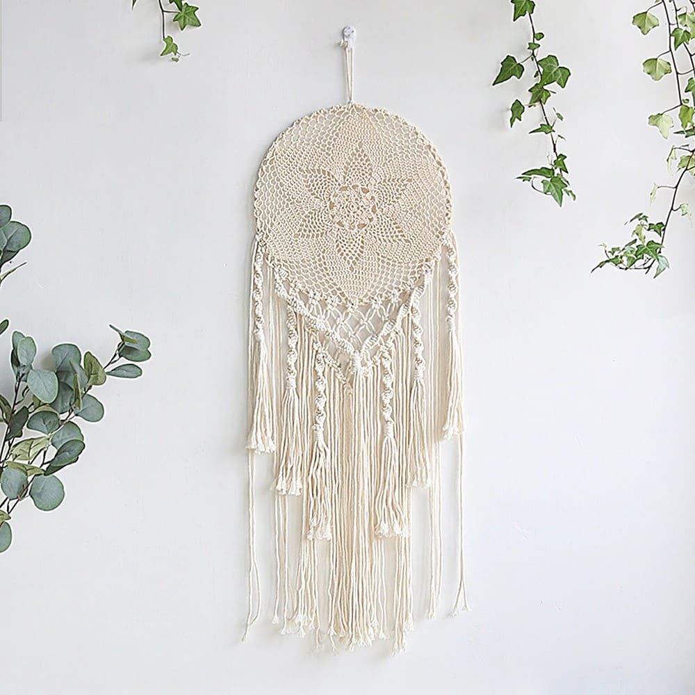 Attrape Rêves Macramé Attrape-Rêves Bohème en Macramé pour un Mariage Unique