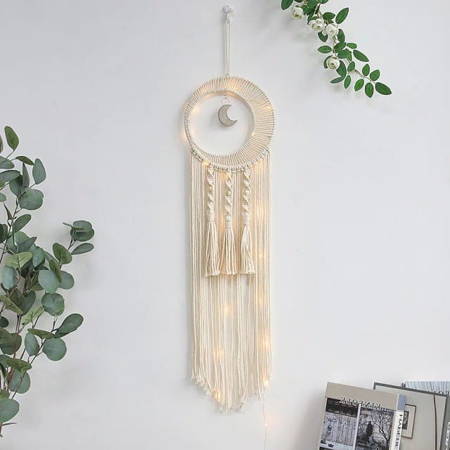 Attrape Rêves Macramé Attrape-Rêves en Coton Macramé Chic