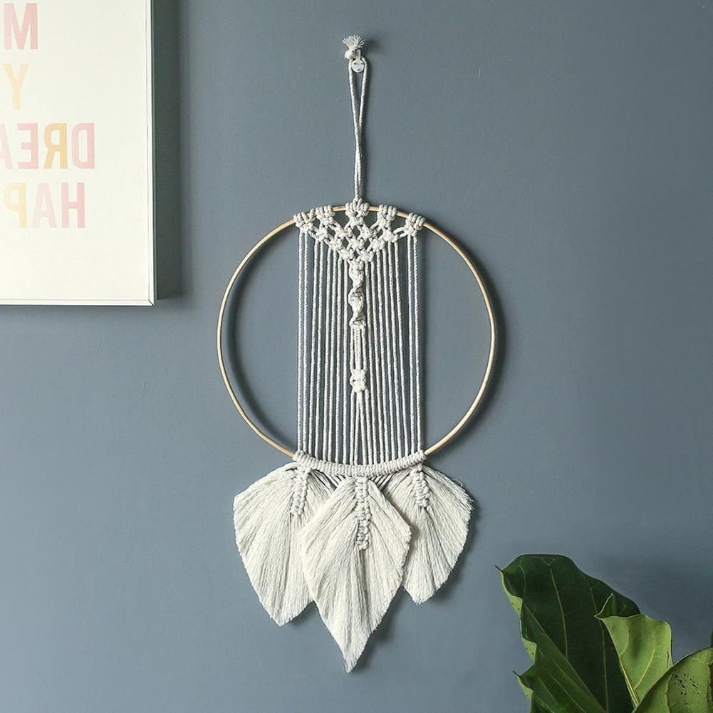 Attrape Rêves Macramé Attrape-Rêves en Macramé Crocheté