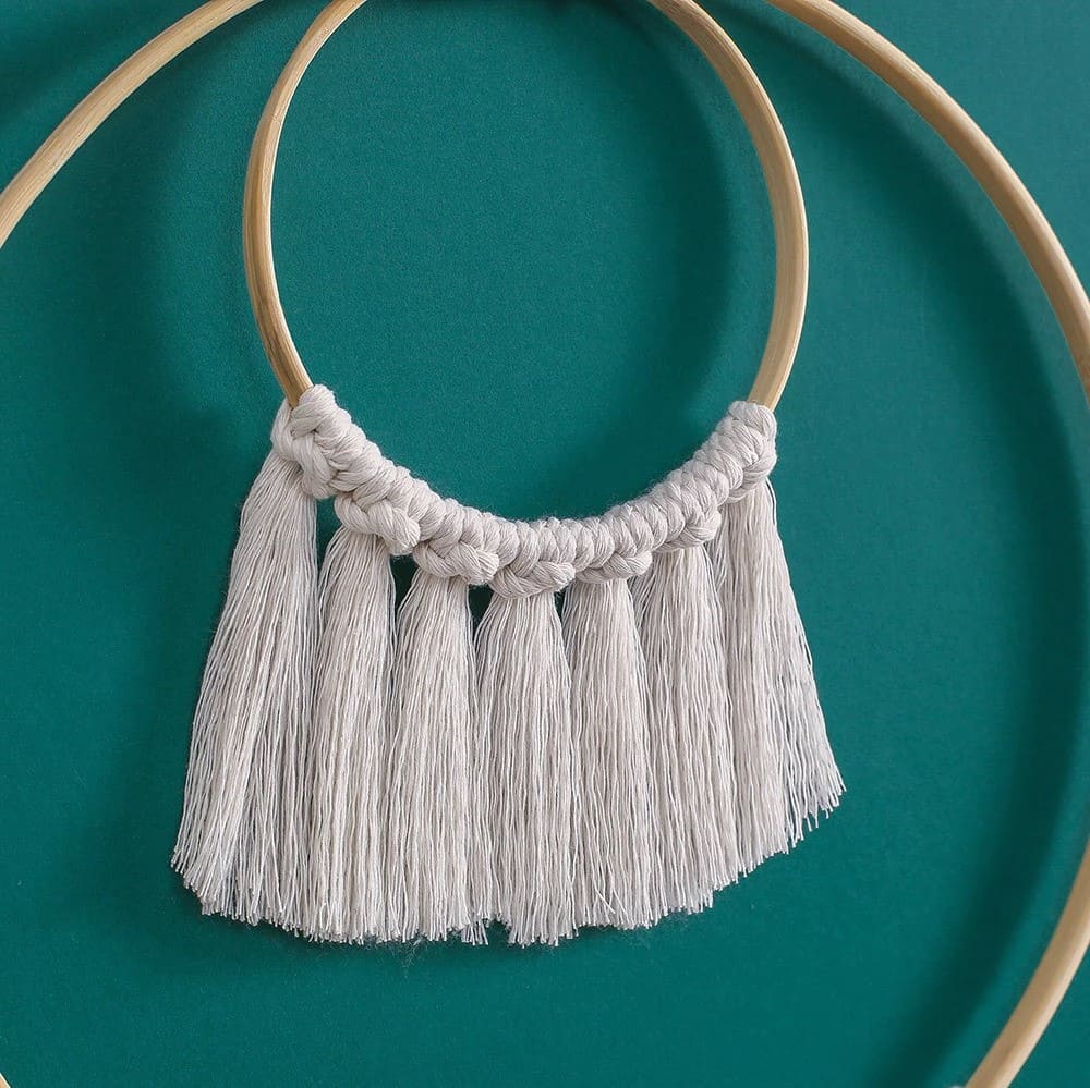 Attrape Rêves Macramé Attrape-Rêves en Macramé pour une Décoration de Chambre Unique