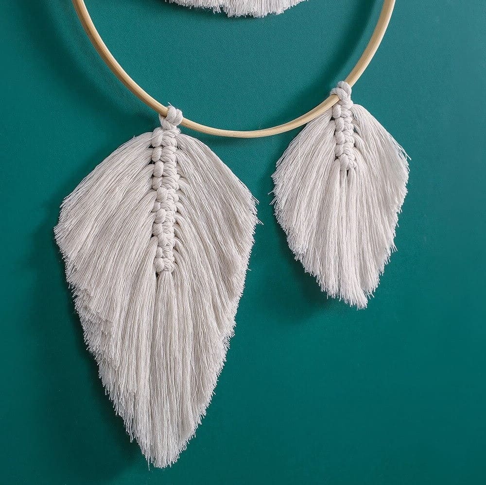 Attrape Rêves Macramé Attrape-Rêves en Macramé pour une Décoration de Chambre Unique