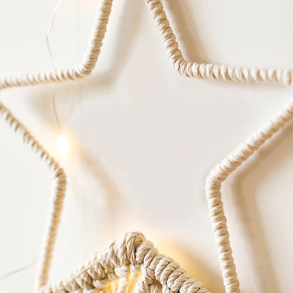 Attrape Rêves Macramé Attrape-Rêves Étoile en Macramé by Maison Macramé