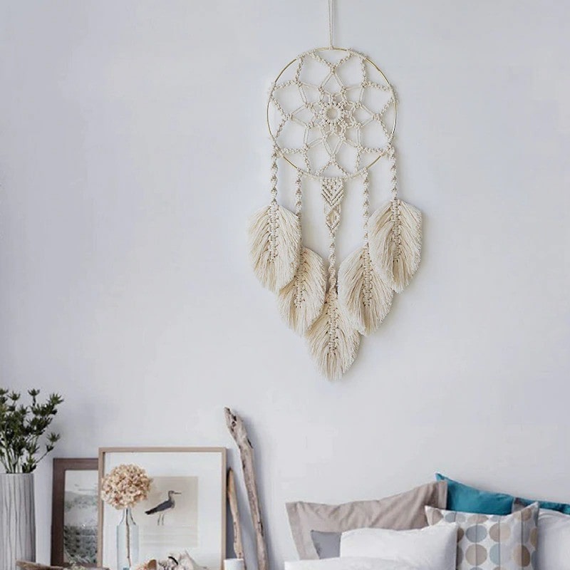 Attrape Rêves Macramé Attrape-Rêves Mandala en Macramé Artisanale