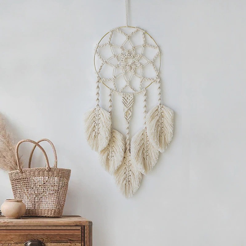 Attrape Rêves Macramé Attrape-Rêves Mandala en Macramé Artisanale