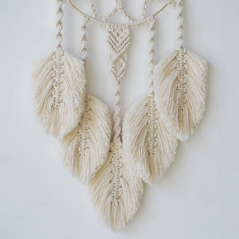 Attrape Rêves Macramé Attrape-Rêves Mandala en Macramé Artisanale