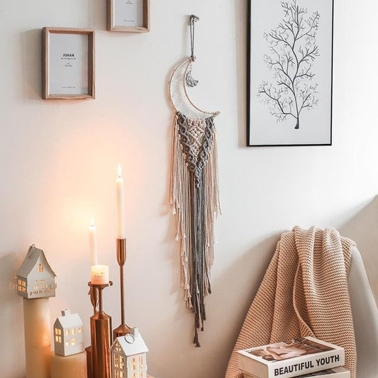 Attrape Rêves Macramé Attrape-Rêves Muraux en Macramé Élégant