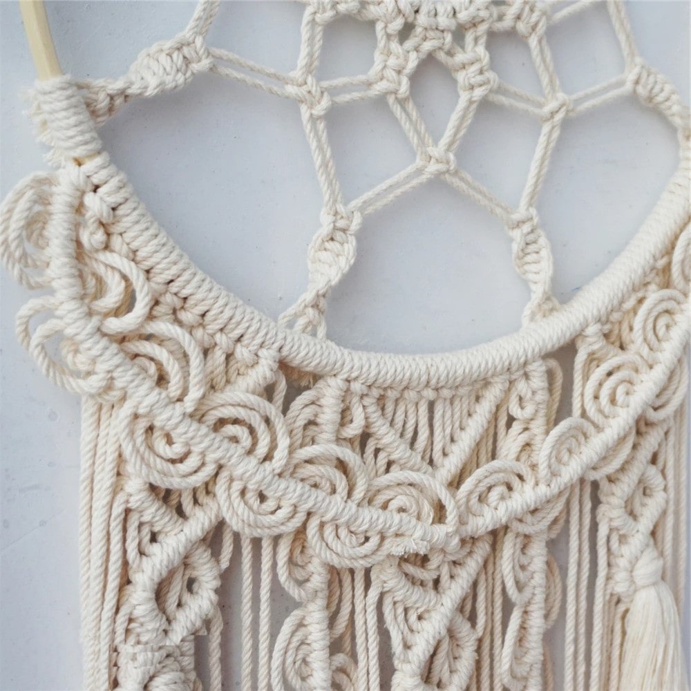 Attrape Rêves Macramé Capteur de Rêves Macramé Élégance