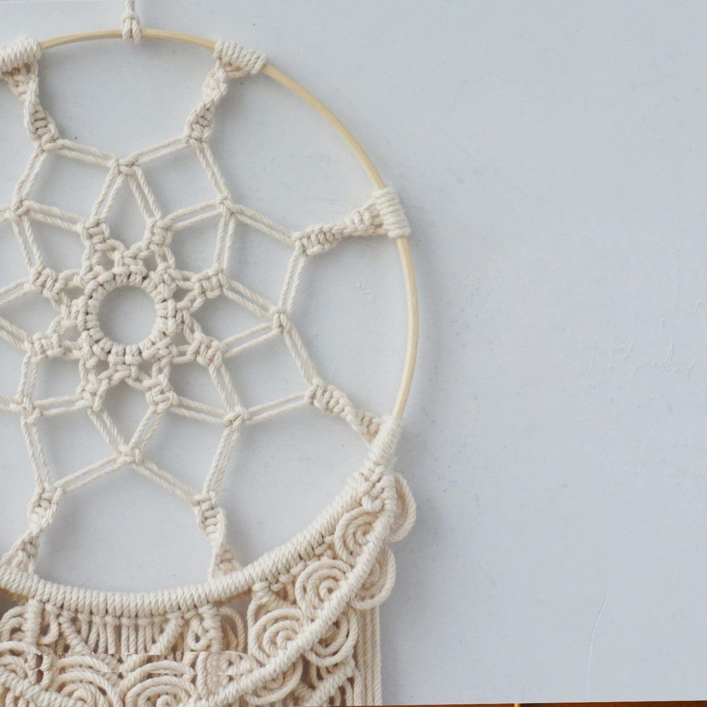 Attrape Rêves Macramé Capteur de Rêves Macramé Élégance