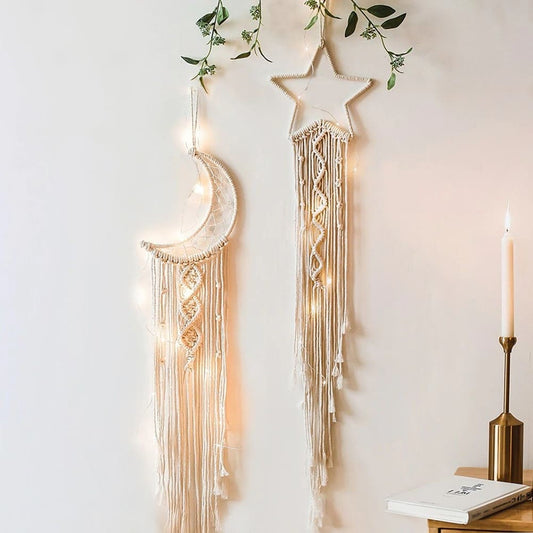 Attrape Rêves Macramé Ensemble de 2 attrapes rêves en Macramé de la marque Maison Macramé