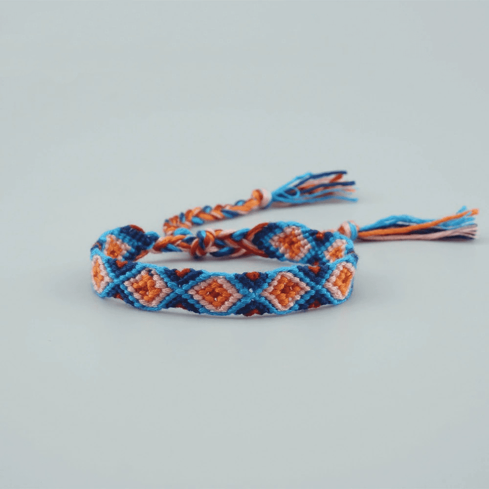 Bracelet Macramé Bracelet Bohème en Macramé Éclatant