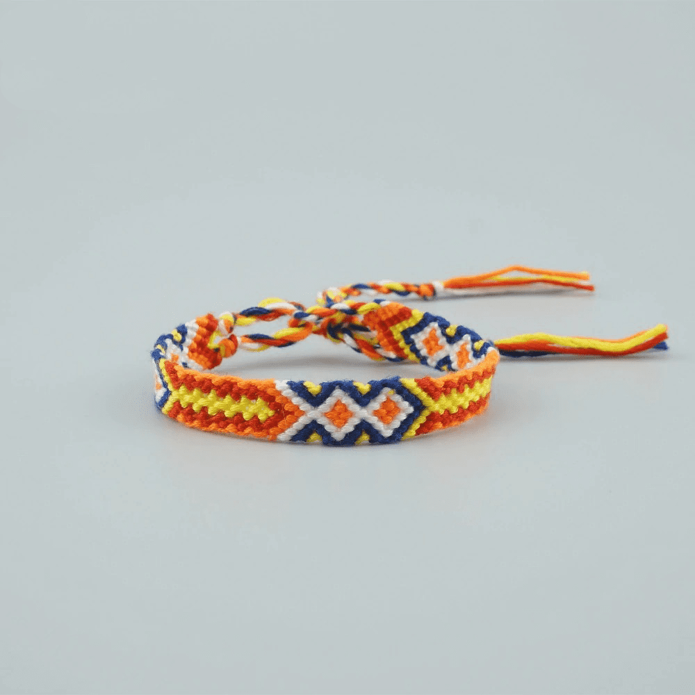 Bracelet Macramé Bracelet Bohème en Macramé Éclatant