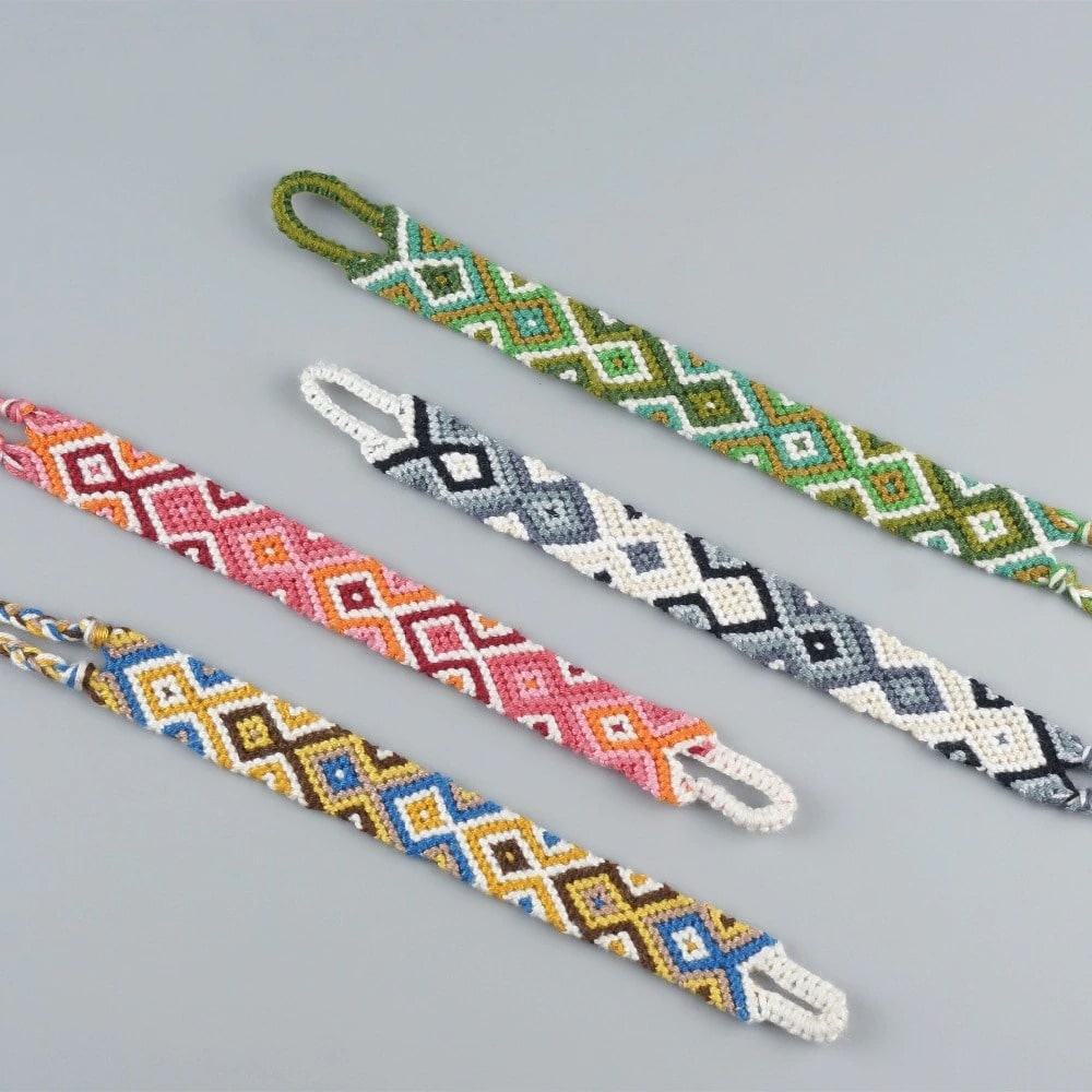 Bracelet Macramé Bracelet Brésilien Émotion en Macramé