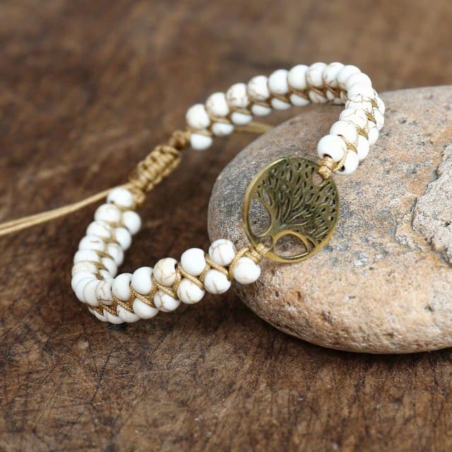 Bracelet Macramé Bracelet Macramé Arbre de Vie Éternel