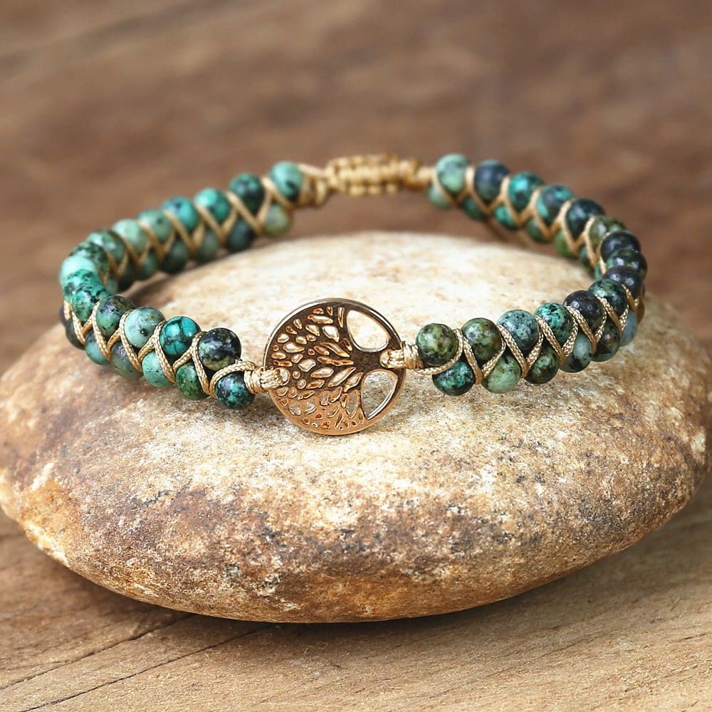 Bracelet Macramé Bracelet Macramé Arbre de Vie Éternel