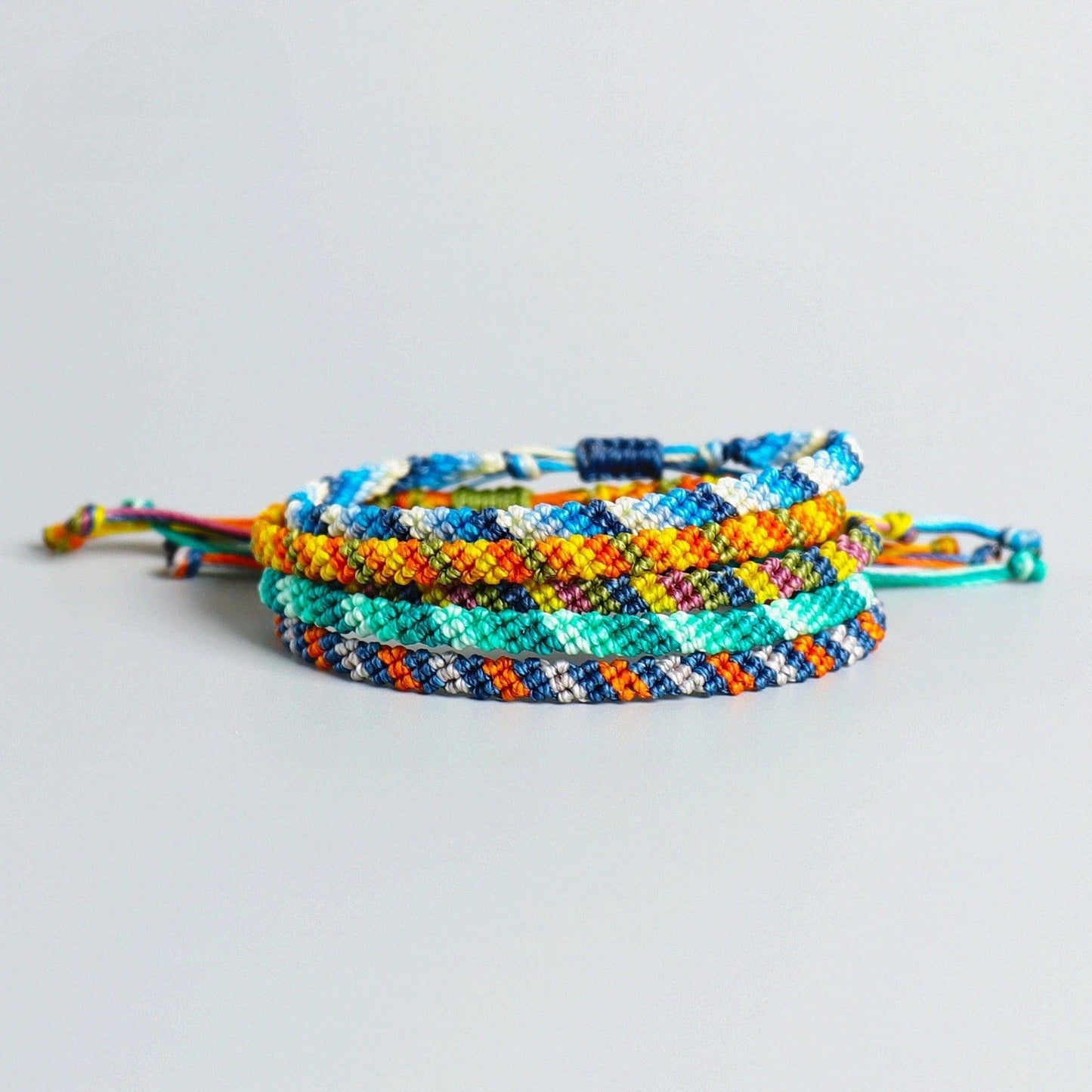 Bracelet Macramé Bracelet Macramé Trio Coloré