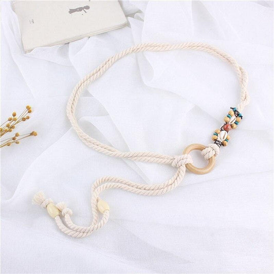 Ceinture Macramé Ceinture en Macramé Élégance