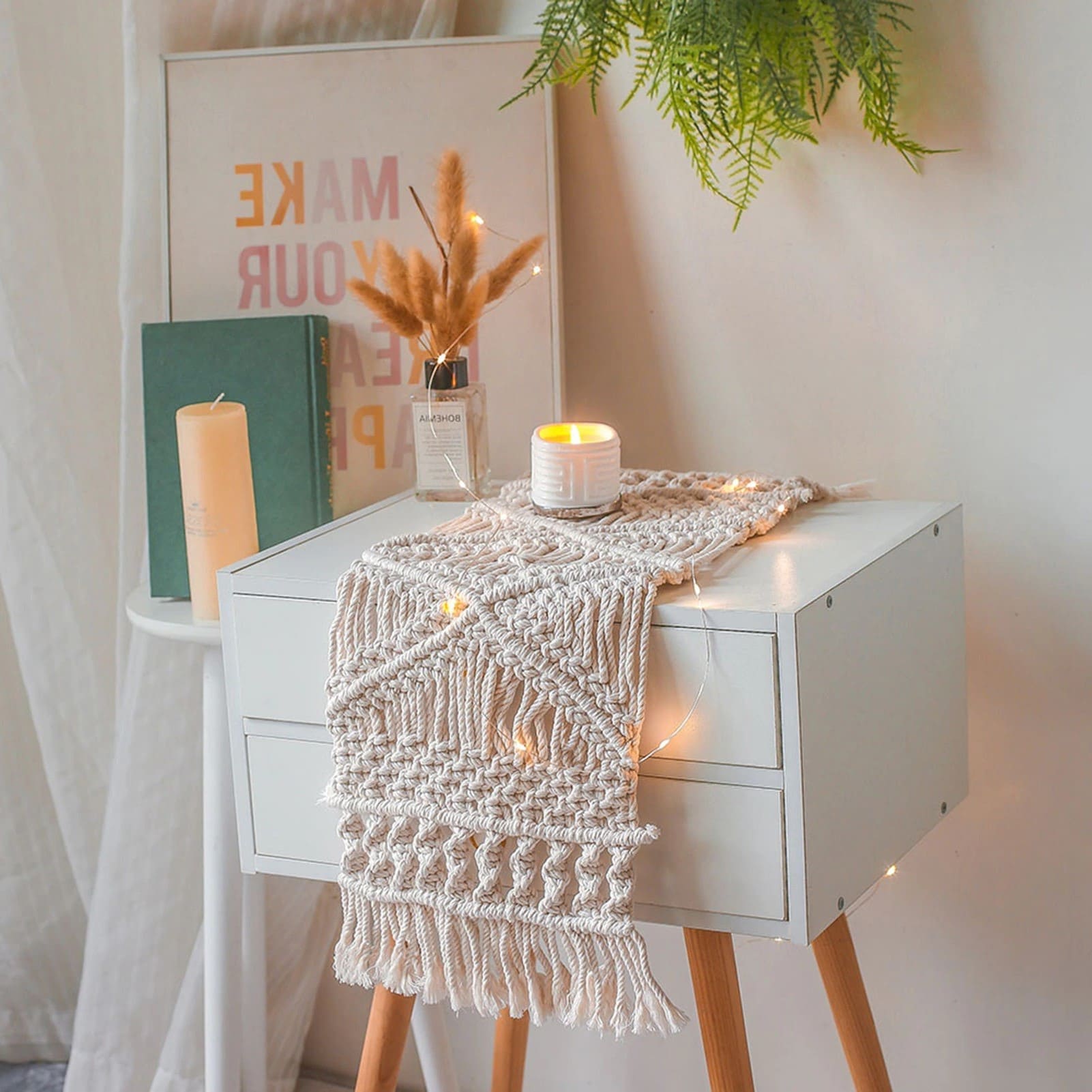 Chemin de Table Chemin de Table Macramé Élégance