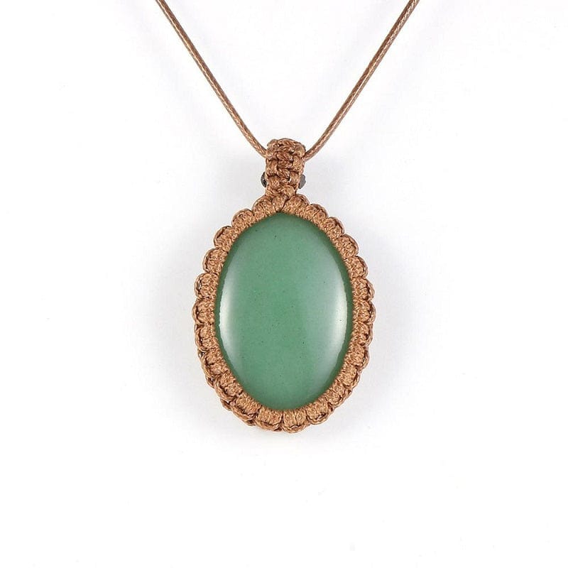 Collier Macramé Collier Macramé Éclat de Pierre