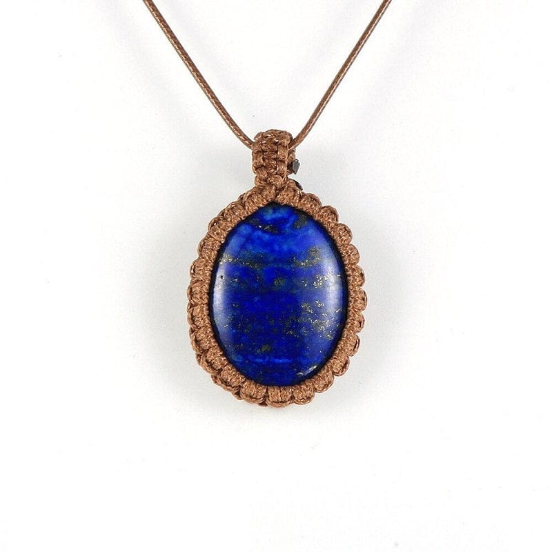 Collier Macramé Collier Macramé Éclat de Pierre