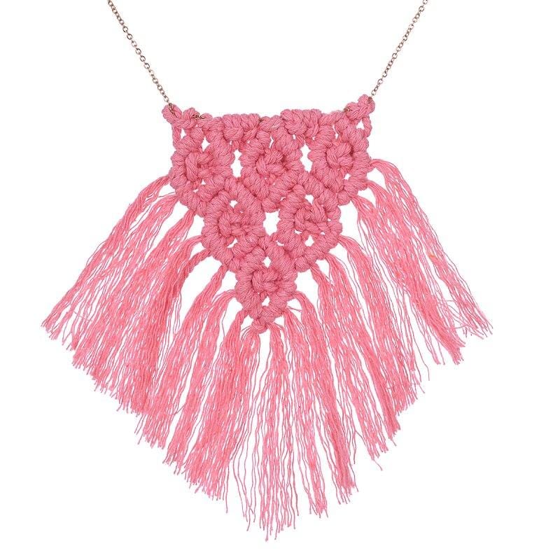 Collier Macramé Collier Macramé Élégance