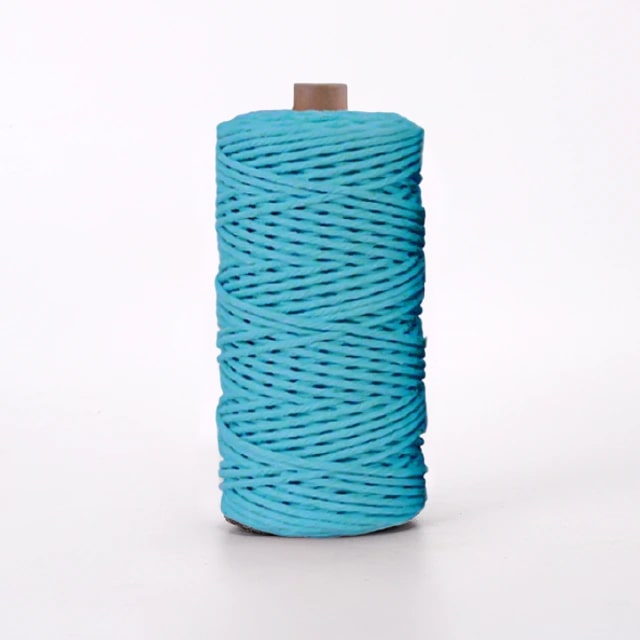 Corde Macramé Corde Macramé 3 mm Bleu Canard - 100m Édition Exclusive