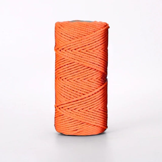 Corde Macramé Corde Macramé 3 mm Orange - Rouleau de 100m by Maison Macramé
