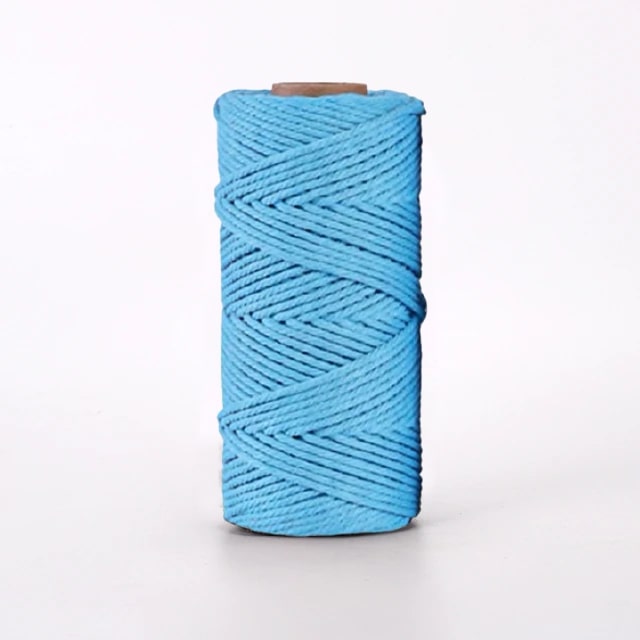 Corde Macramé Corde Macramé Bleue 2 mm - 100 m Édition Exclusive