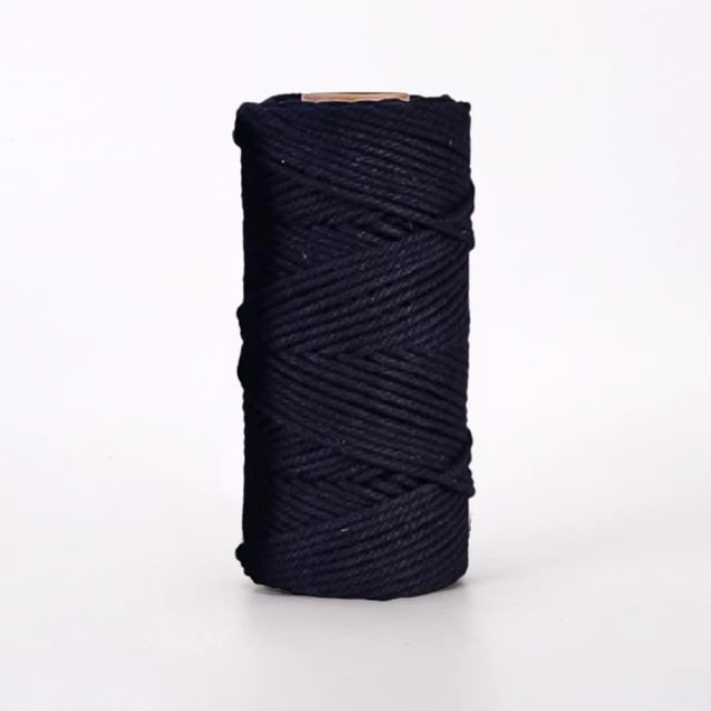 Corde Macramé Corde Macramé Élégance 3 mm Noir - 100m