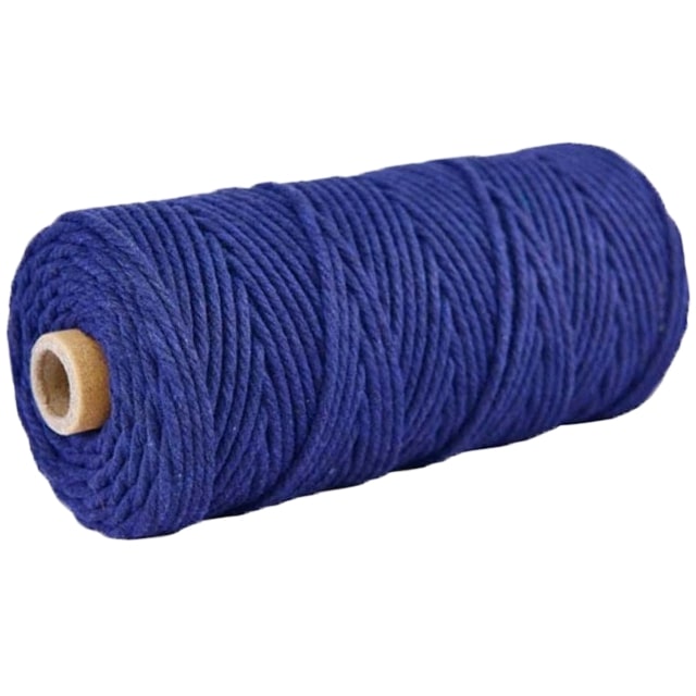 Corde Macramé Corde Macramé Luxe 4 mm Bleu - 100 m