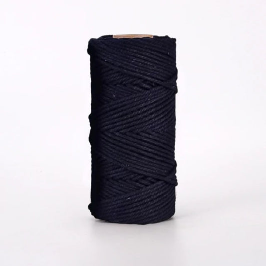 Corde Macramé Corde Macramé Noire 2mm – Bobine de 100m