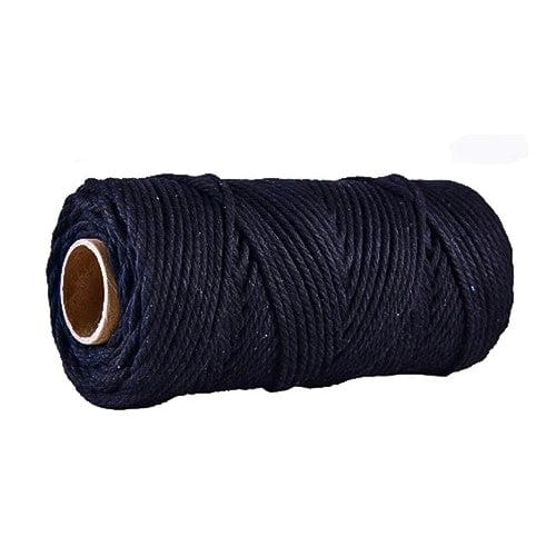 Corde Macramé Corde Macramé Noire 4 mm - 100 m Édition Premium