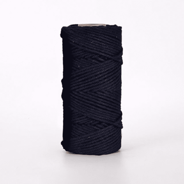 Corde Macramé Corde Macramé Noire 4 mm - 100 m Édition Premium