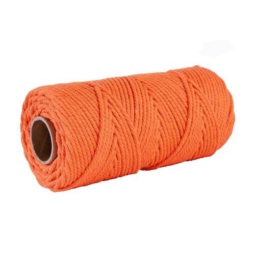 Corde Macramé Corde Macramé Orange 2 mm - 100 m de Créativité