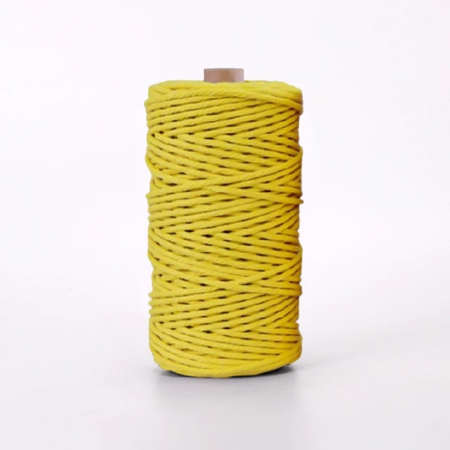 Corde Macramé Corde Macramé Premium 3 mm Jaune - 100 m